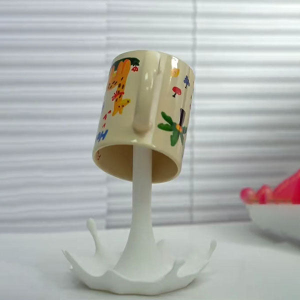 Floating Inverted Mug Holder – Creative Milk-Style Cup Stand for Unique Kitchen Decor Tudoushop