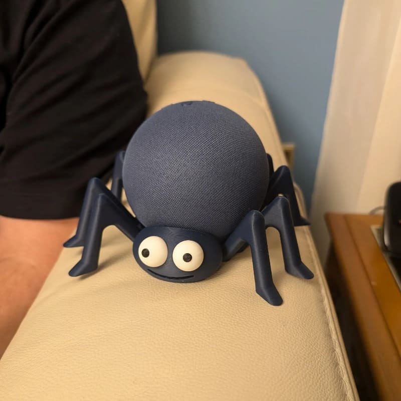 Spider-themed smart speaker stand for Alexa Echo Dot 4th/5th Gen and HomePod Mini, digital accessory, desktop display holder Tudoushop