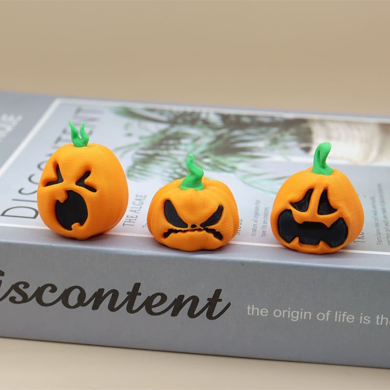 1pc Halloween pumpkin ghost small ornaments DIY decoration accessories mini micro landscape small ornaments Tudoushop