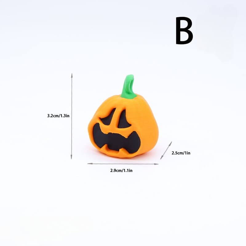 1pc Halloween pumpkin ghost small ornaments DIY decoration accessories mini micro landscape small ornaments Tudoushop