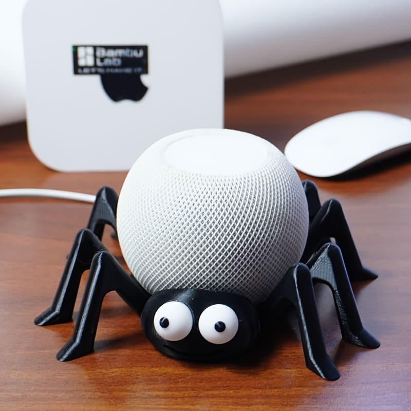 Spider-themed smart speaker stand for Alexa Echo Dot 4th/5th Gen and HomePod Mini, digital accessory, desktop display holder Tudoushop
