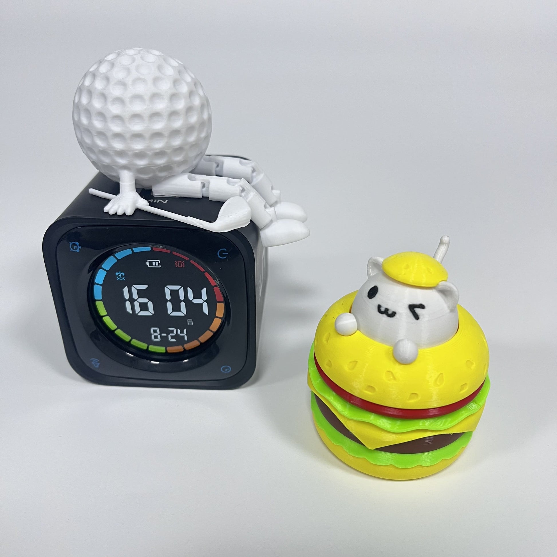 Cute Burger Fidget Toy – Mini Stress Relief Press Popper, Fun Anxiety Toy for Kids & Adults, Tudoushop