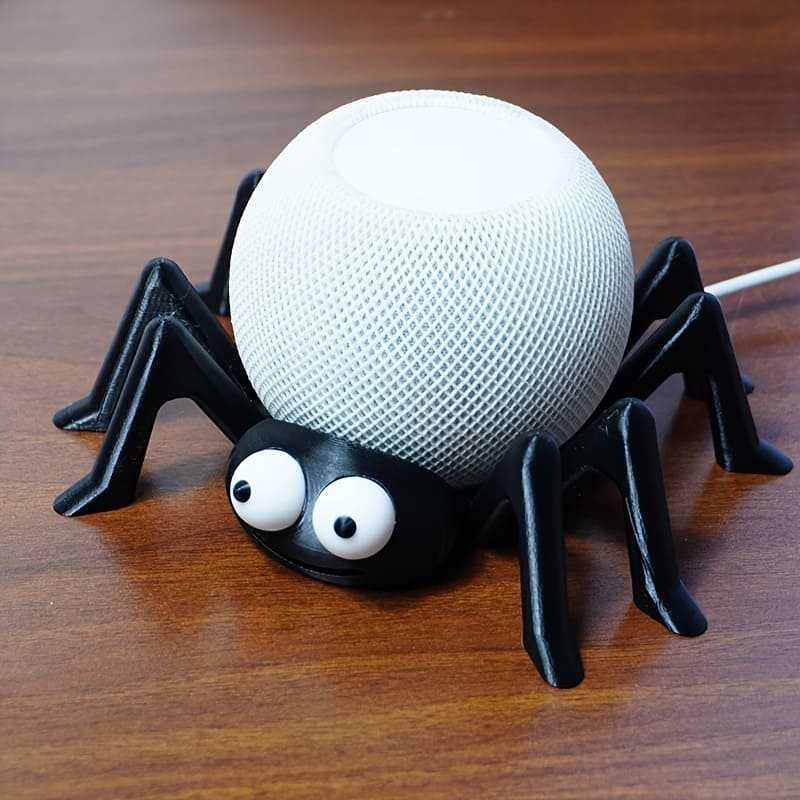 Spider-themed smart speaker stand for Alexa Echo Dot 4th/5th Gen and HomePod Mini, digital accessory, desktop display holder Tudoushop